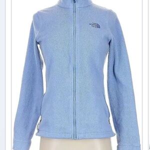 The North Face Sky Blue Full-Zip Fleece